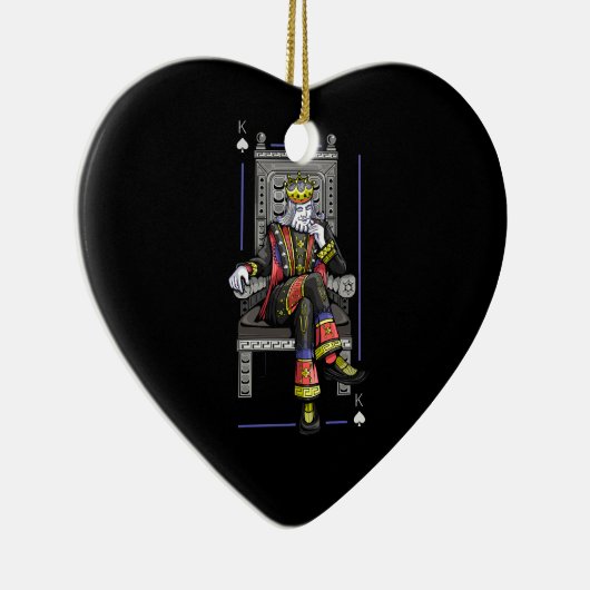 Kaartenkoning Keramisch Ornament (Rechts)