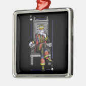 Kaartenkoning Metalen Ornament (Links)
