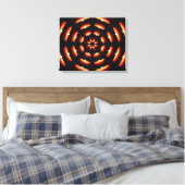 Kaartenkruidoek Canvas Afdruk (Insitu (Slaapkamer))