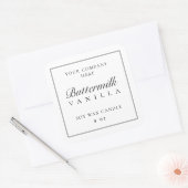 Kaartenlabel Minimale jar-branding sticker (Envelop)