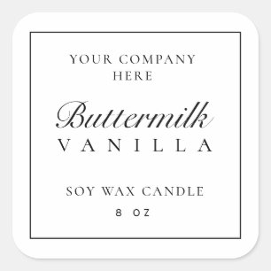 Kaartenlabel Minimale jar-branding sticker