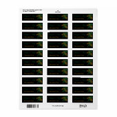 Kaartenlabel voor spuce Pine Cone Etiket (Full Sheet)