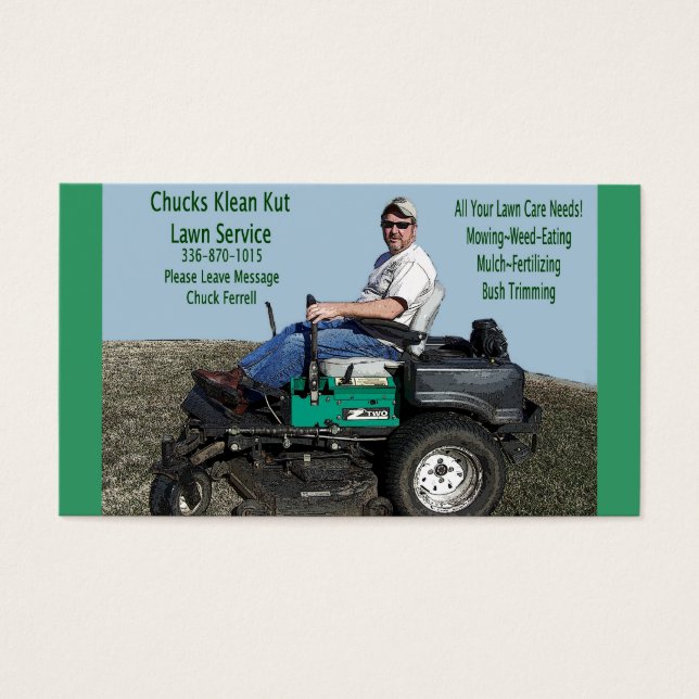 kaartenmaat visitekaartje (Voorkant)