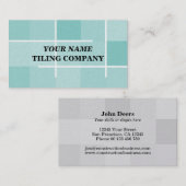 Kaartenmodel voor kantelaars visitekaartje (Voorkant / Achterkant)