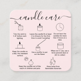 Kaartenpas Hartelijk dank Kaart Voeg uw Logo toe Vierkante Visitekaartje