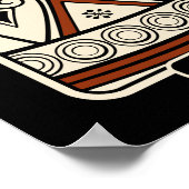 Kaartenplank Akrotiri Poster (Hoek)