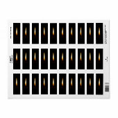 Kaartenvlam 2 etiket (Full Sheet)