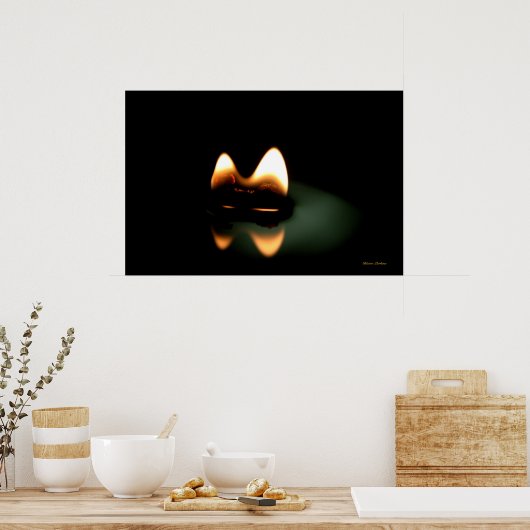 Kaartenvlam Poster (Keuken)