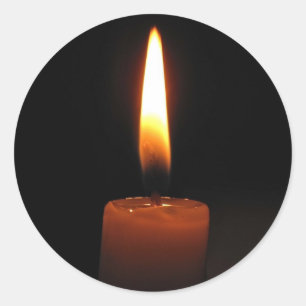 Kaartenvlam Ronde Sticker