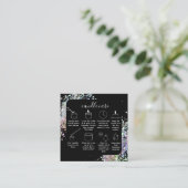 Kaartenzorg Dank je creditcard Voeg je Logo-hologr Vierkante Visitekaartje (Staand voorkant)