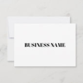 Kaartenzorg Dank u Verpakkende Kaart (Achterkant)