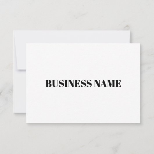 Kaartenzorg Dank u Verpakkende Kaart (Achterkant)