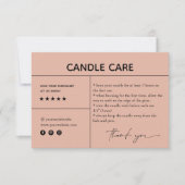 Kaartenzorg Dank u Verpakkende Kaart (Voorkant)