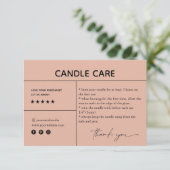 Kaartenzorg Dank u Verpakkende Kaart (Staand voorkant)