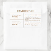 Kaartenzorg Dank u Verpakkende Sticker (Tas)