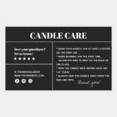 Kaartenzorg Dank u Verpakkende Sticker (Voorkant)