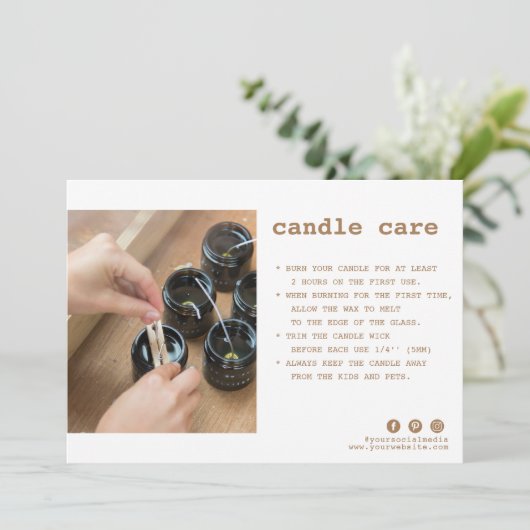 Kaartenzorg Foto bedankt voor je creditcard (Staand voorkant)