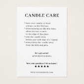 Kaartenzorg Foto bedankt voor je creditcard Visitekaartje (Achterkant)