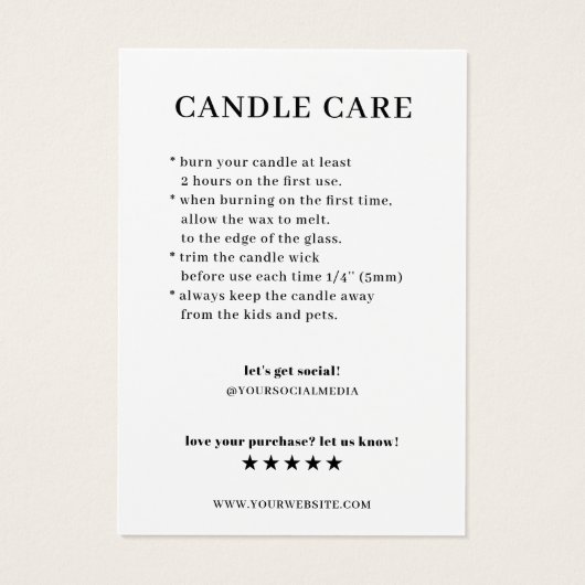 Kaartenzorg Foto bedankt voor je creditcard Visitekaartje (Achterkant)