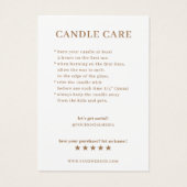 Kaartenzorg Foto bedankt voor je creditcard Visitekaartje (Achterkant)