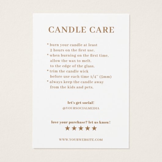 Kaartenzorg Foto bedankt voor je creditcard Visitekaartje (Achterkant)