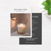 Kaartenzorg Foto bedankt voor je creditcard Visitekaartje (Bureau)