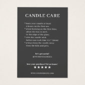 Kaartenzorg Foto bedankt voor je creditcard Visitekaartje (Achterkant)