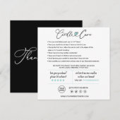 Kaartenzorg Hartelijk dank Bedankkaart (Voorkant / Achterkant)