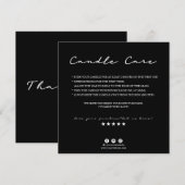 Kaartenzorg Hartelijk dank Bedankkaart (Voorkant / Achterkant)