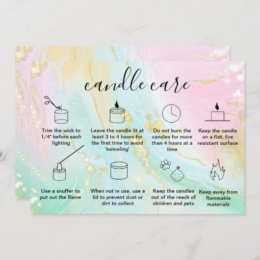 Kaartenzorg Hartelijk dank Kaart Logo Unicorn toev (Voorkant / Achterkant)