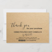 Kaartenzorg Hartelijk dank Kaart Voeg uw Logo eenv (Achterkant)