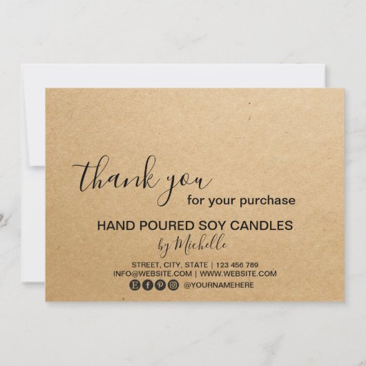 Kaartenzorg Hartelijk dank Kaart Voeg uw Logo eenv (Achterkant)