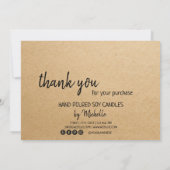 Kaartenzorg Hartelijk dank Kaart Voeg uw Logo eenv (Achterkant)