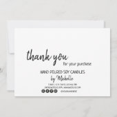 Kaartenzorg Hartelijk dank Kaart Voeg uw Logo eenv (Achterkant)