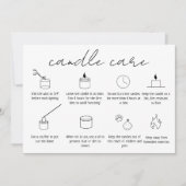 Kaartenzorg Hartelijk dank Logo Eenvoudig modern Bedankkaart (Voorkant)