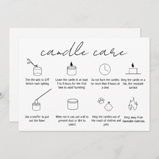 Kaartenzorg Hartelijk dank Logo Eenvoudig modern Bedankkaart (Voorkant / Achterkant)