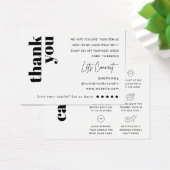 Kaartenzorg Hartelijk dank Visitekaartje (Bureau)