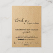 Kaartenzorginstructies Kaart Eenvoudig Logo toevoe Visitekaartje (Achterkant)