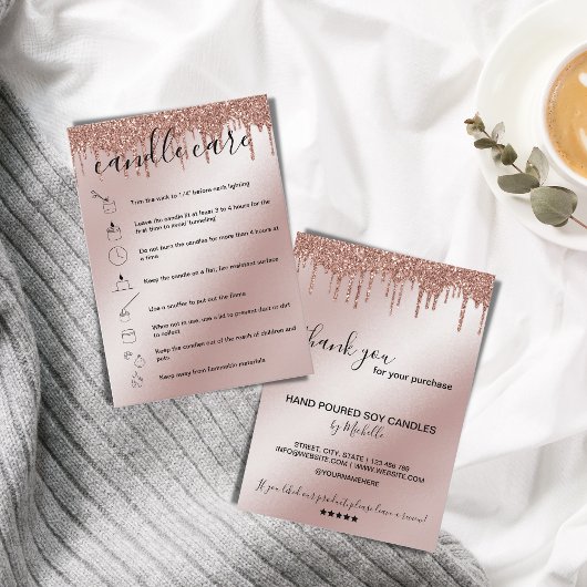 Kaartenzorginstructies Kaart Voeg uw Logo druppel Visitekaartje