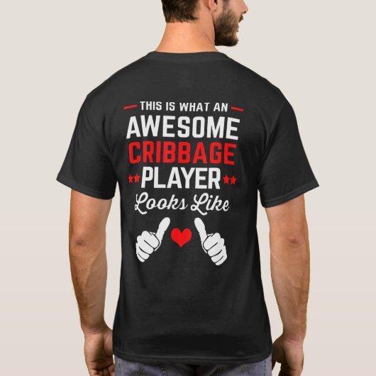Kaartgamefunctie T-shirt (Achterkant)