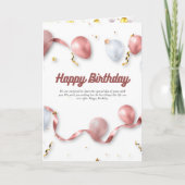 Kaartgeschenken, Gelukkige verjaardag Kaart (Voorkant)