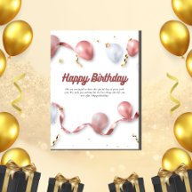 Kaartgeschenken, Gelukkige verjaardag