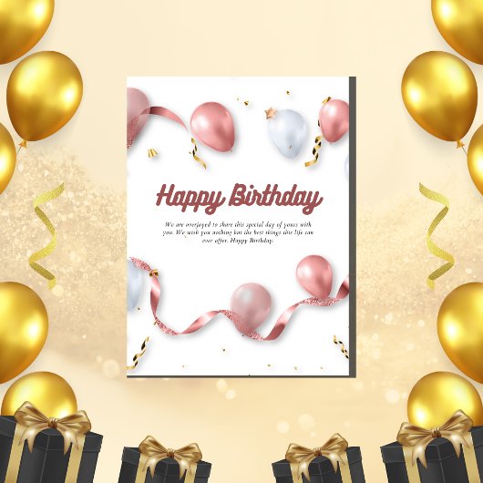 Kaartgeschenken, Gelukkige verjaardag Kaart