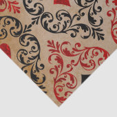 Kaartgroepen afspelen en bladeren op de Dell-decou Tissuepapier (Detail)