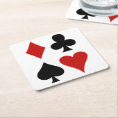 Kaartgroepen afspelen Ontwerppapier Onderzetter (Schuin)