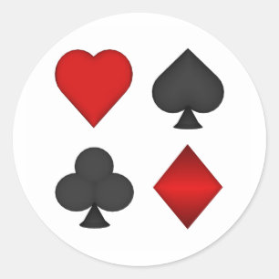 Kaartgroepen afspelen: ronde sticker