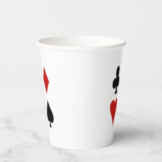 Kaartgroepen ontwerpen papierbekertjes afspelen papieren bekers (Rechts)
