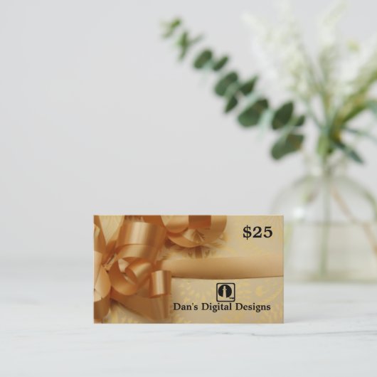 kaartje (Staand voorkant)