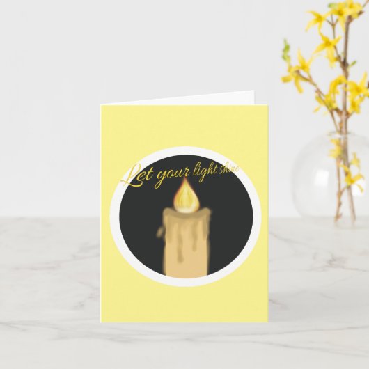 Kaartje Kaart (Gele Bloem)