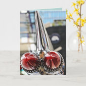 KAARTJE MET CLASSIC AUTO VINNEN VOOR VERJAARDAG KAART (Gele Bloem)